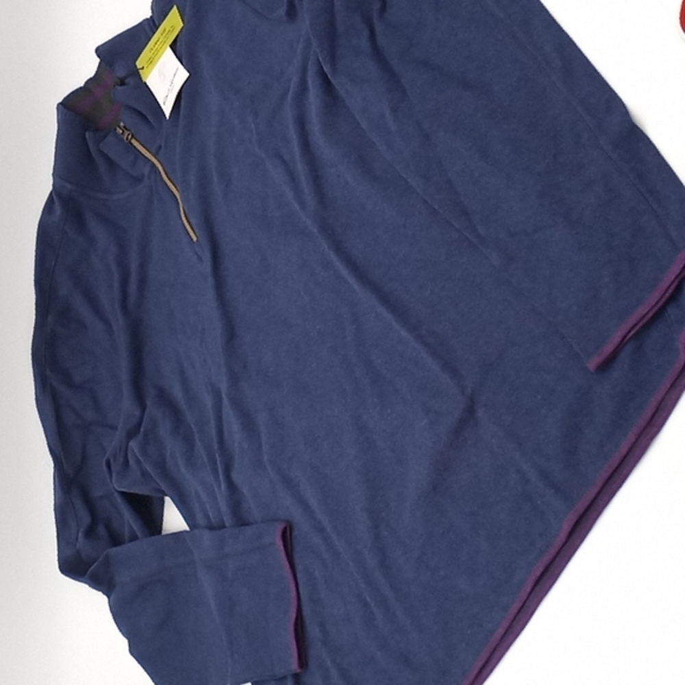Robert Graham Callon Long Sleeve Knit Pullover Navy‎